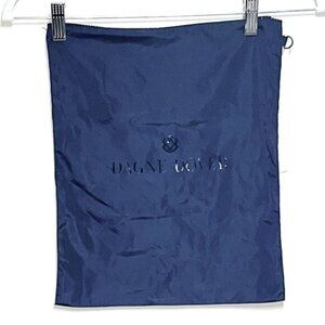 New Unused Dagne Dover Zip Nylon Navy Bag For Acessories Laundry